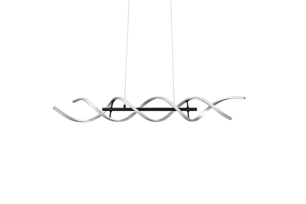 Design LED hanging lamp Sequence brushed metal Trio 4017807540710
