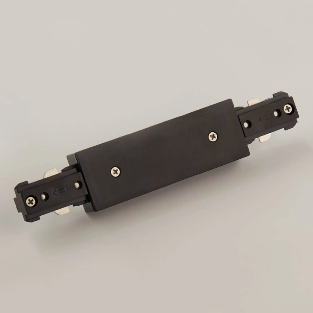 Connector straight TraQ black Lyora