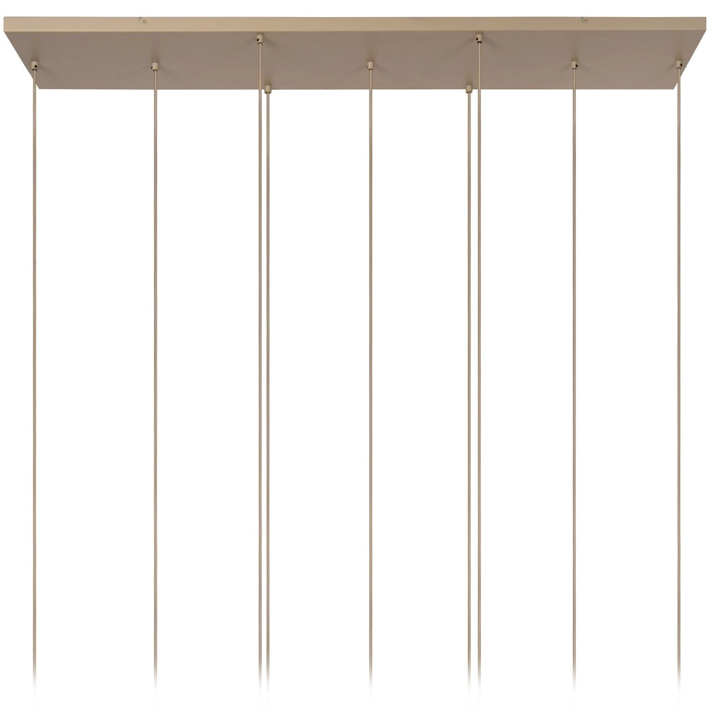 9-light pendant lamp Lambres taupe Lucide 5411212452993