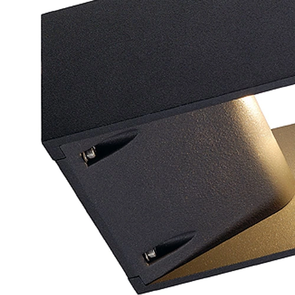 Angular outdoor lamp Logs Wall Up - Down anthracite SLV 4024163131353