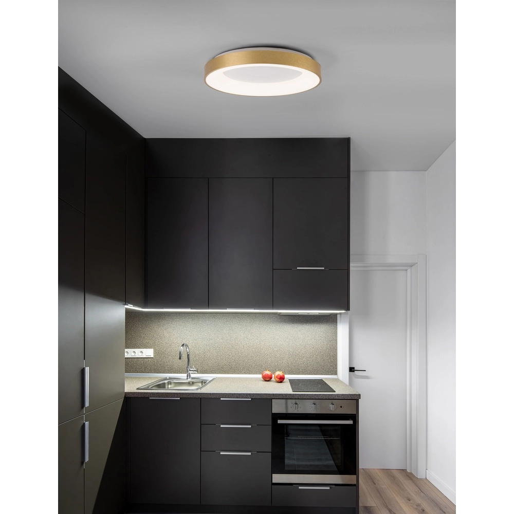 Ceiling lamp Rando Thin gold Ø 60cm