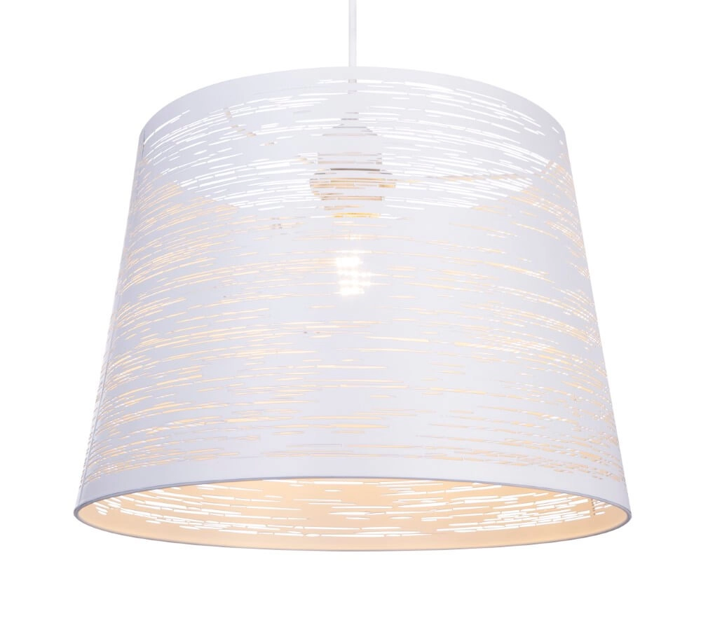 White hanging lamp Becca Ø 35cm