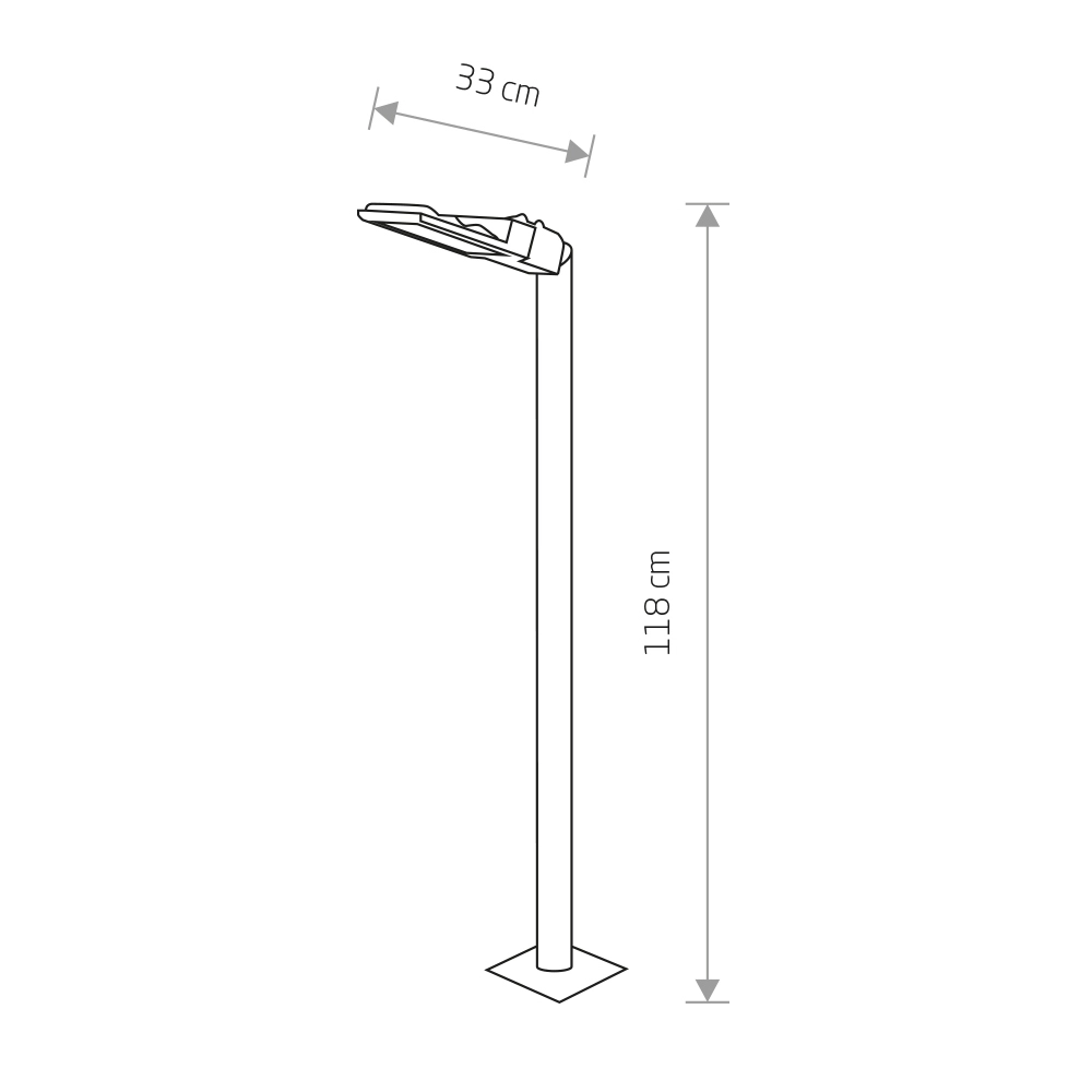 Path lighting Pathway Led S black Lyora 5903139942096