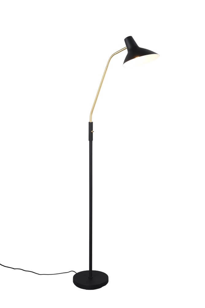 Floor reading lamp Traveller black