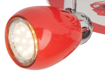 Children's room ceiling spotlight Racing Brilliant 4004353190445