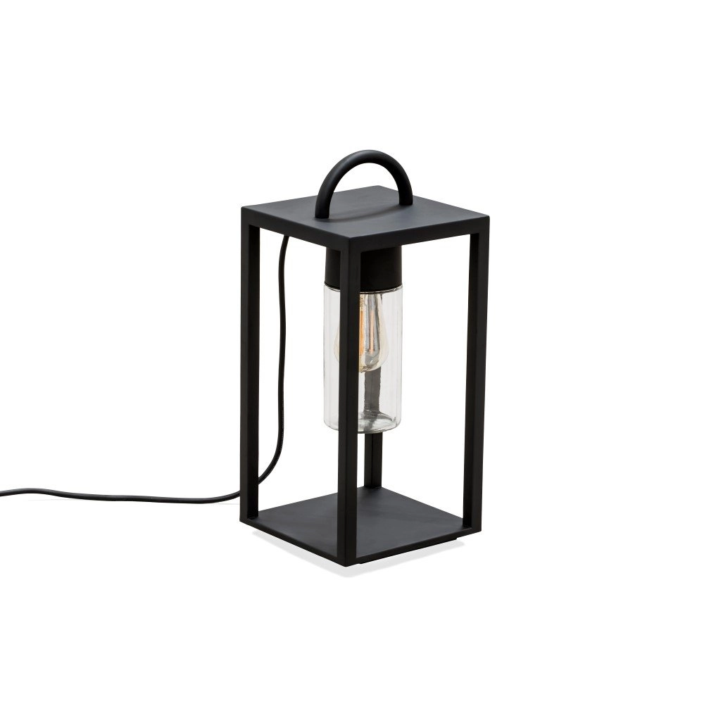 Outdoor light Bologna 45cm black with clear glass