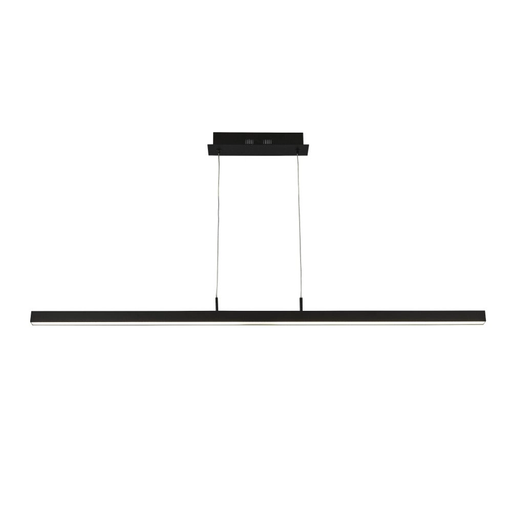 Dimmable LED pendant light Tribeca black Searchlight 5053423175317
