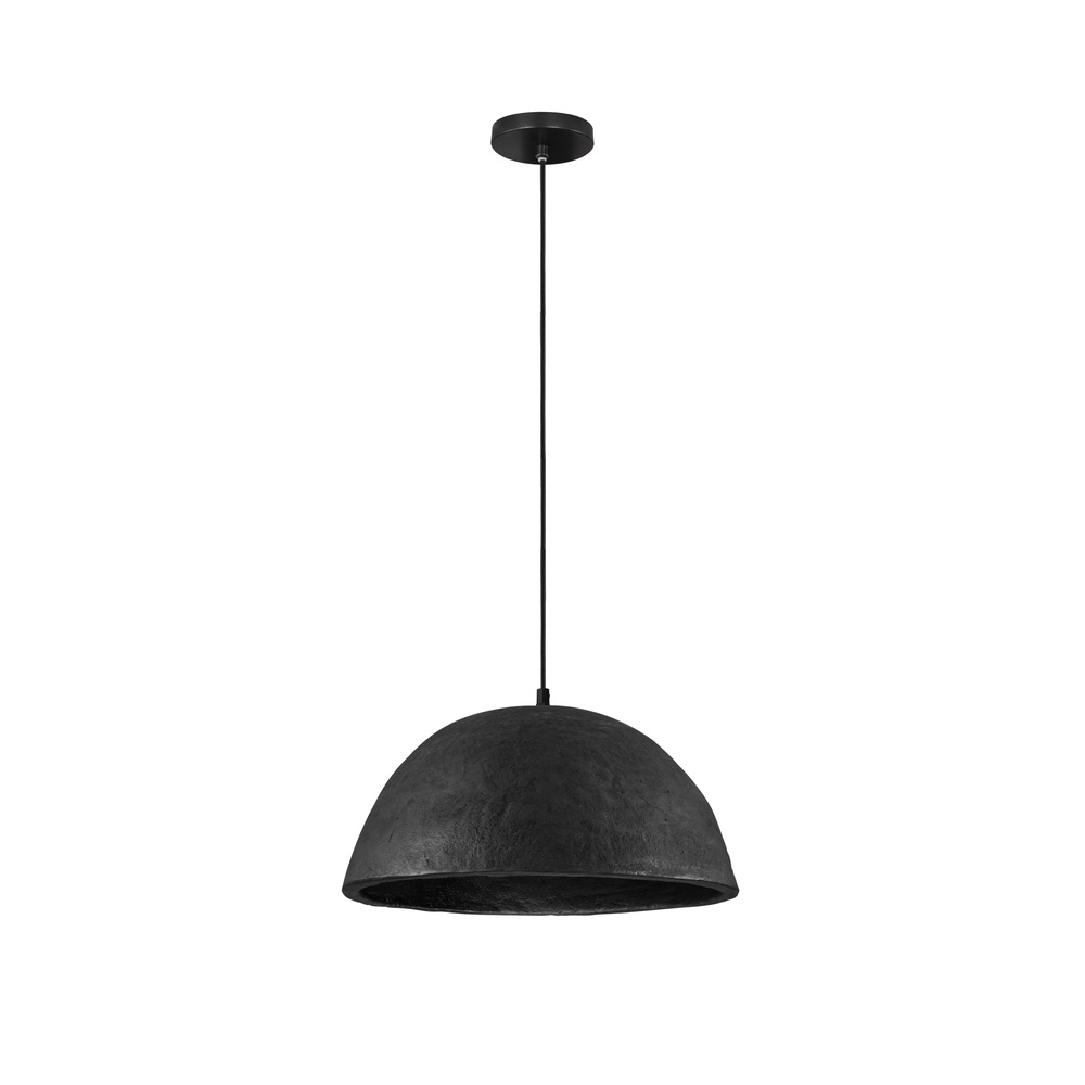 Black pendant lamp Talcum Ø 42cm Lyora 5212017468277