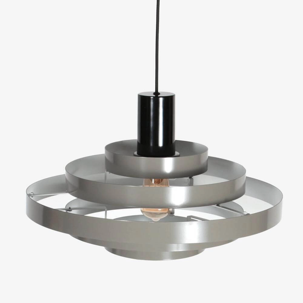 Design pendant lamp Halo Cirque grey Ø 50cm Steinhauer 8712746178319