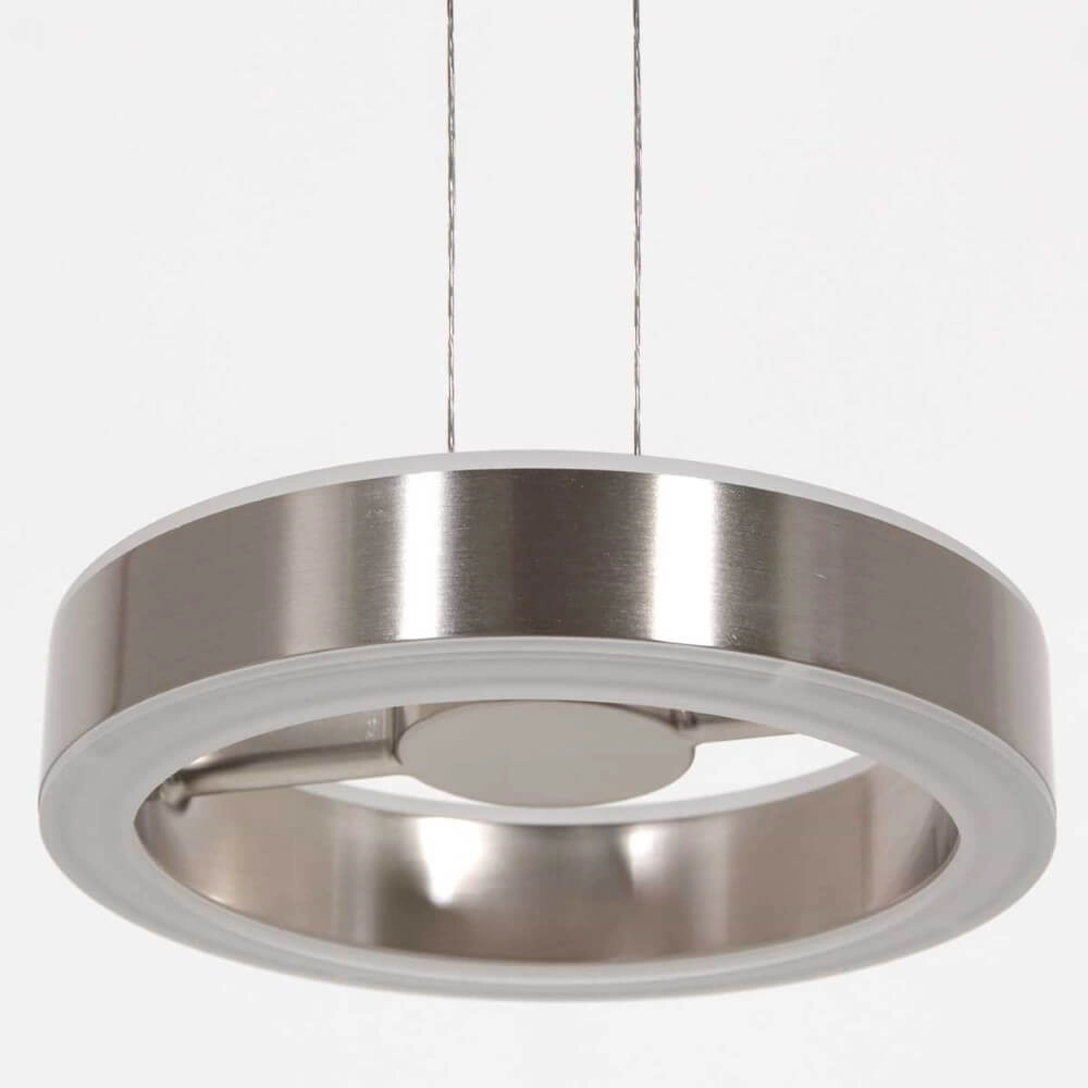 Sleek LED pendant light Piola Stainless steel Steinhauer 8712746167306