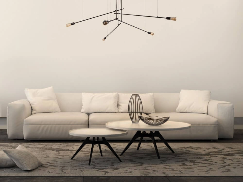 XXL hanging lamp Pile 5-light black Lyora 5903139912792