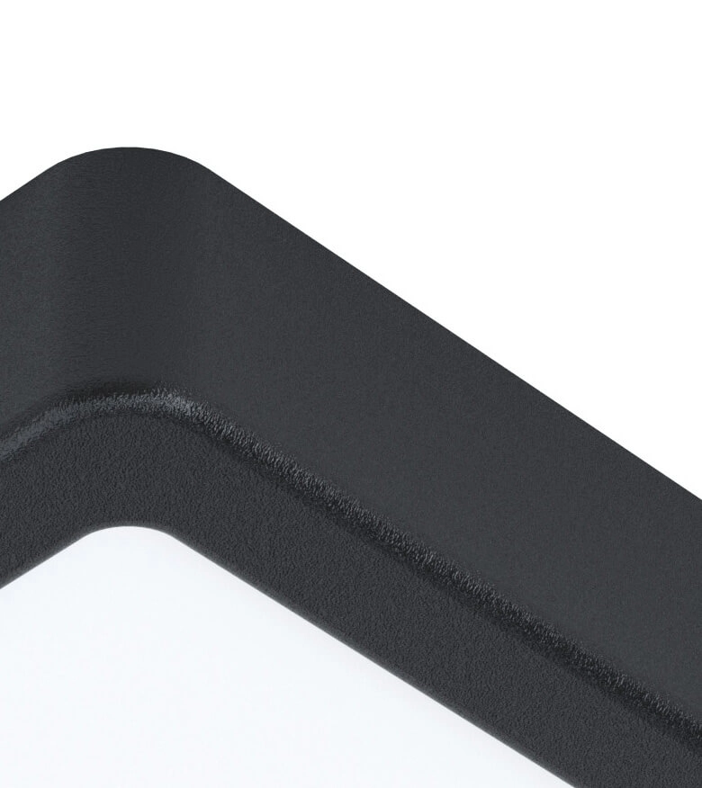 Square ceiling lamp Fueva 5 16cm - 4000K black Eglo 9002759992552