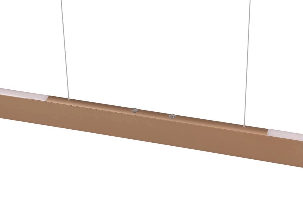 Unique pendant lamp Helios coffee brown Trio 4017807597967