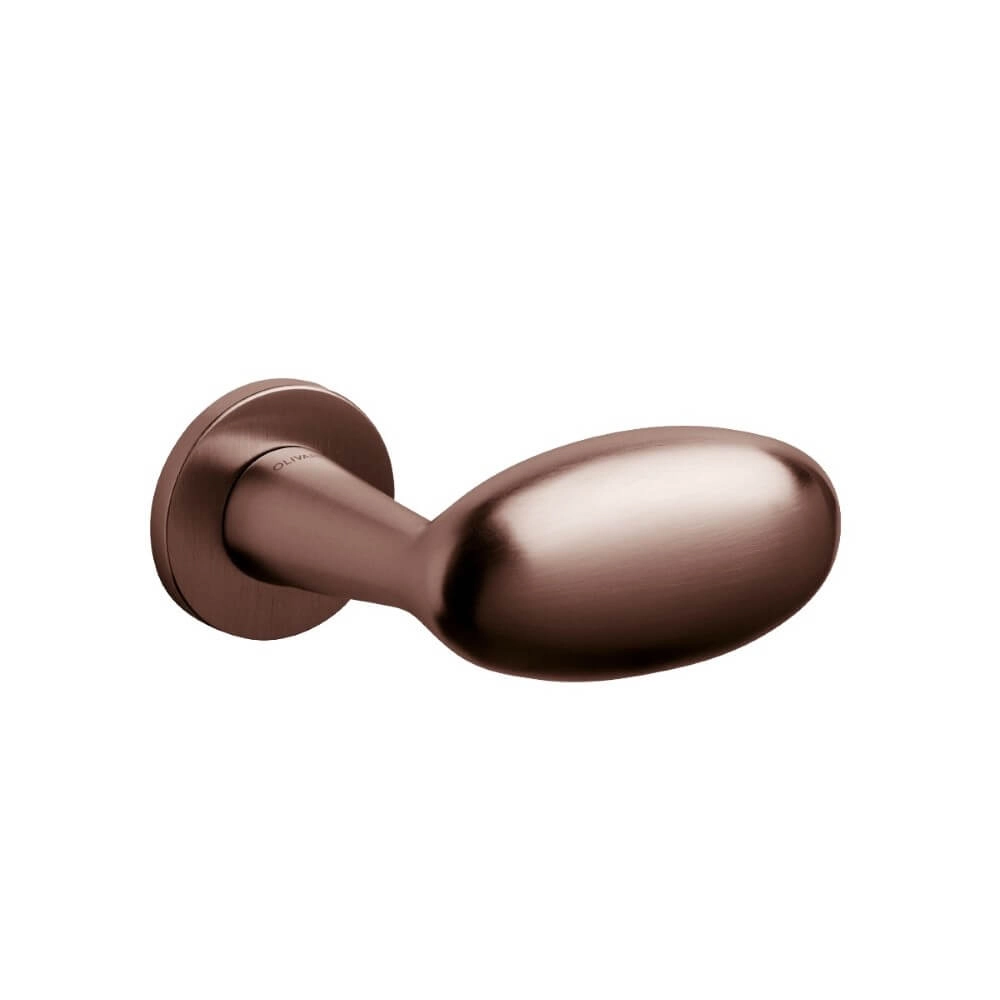 Doorknob Blindo rotatable right bronze matt