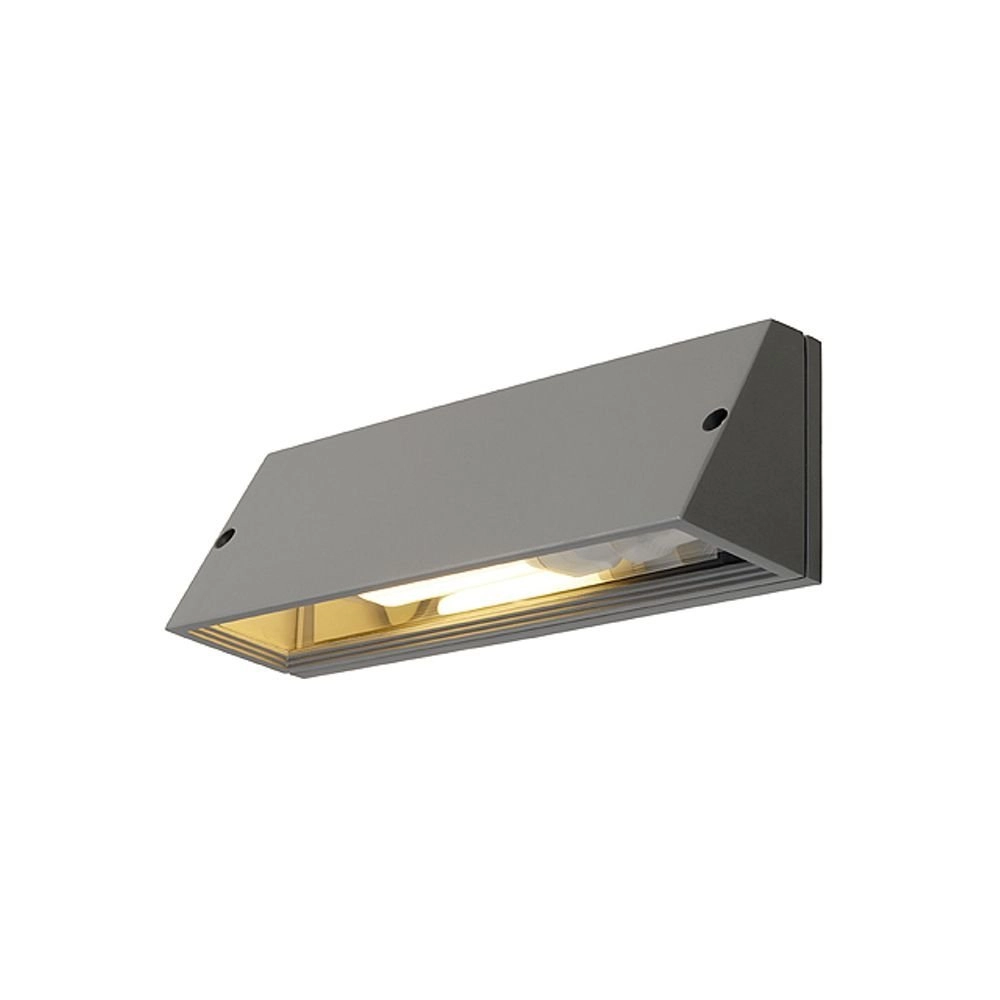 Outdoor light Pema Square silver gray