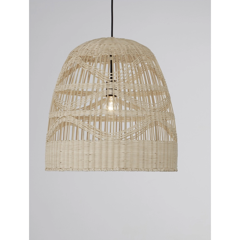 Rattan pendant lamp Marlo Ø 46cm