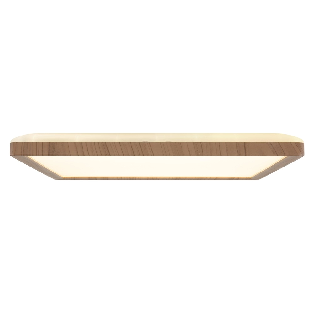 Ceiling light Sapana square 29.4cm wood Globo 9007371448432