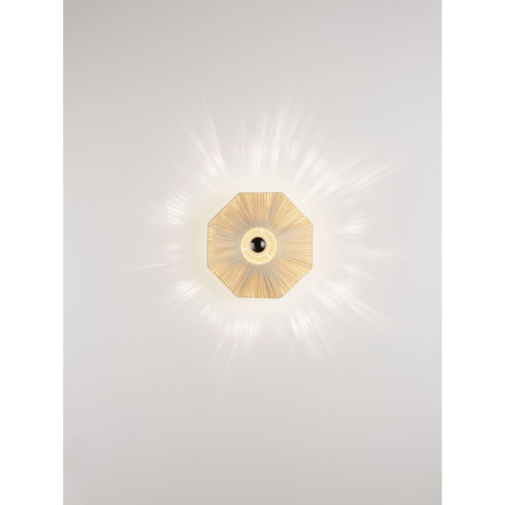 Japandi wall lamp Elvio Ø 30cm Lyora 5212017493880