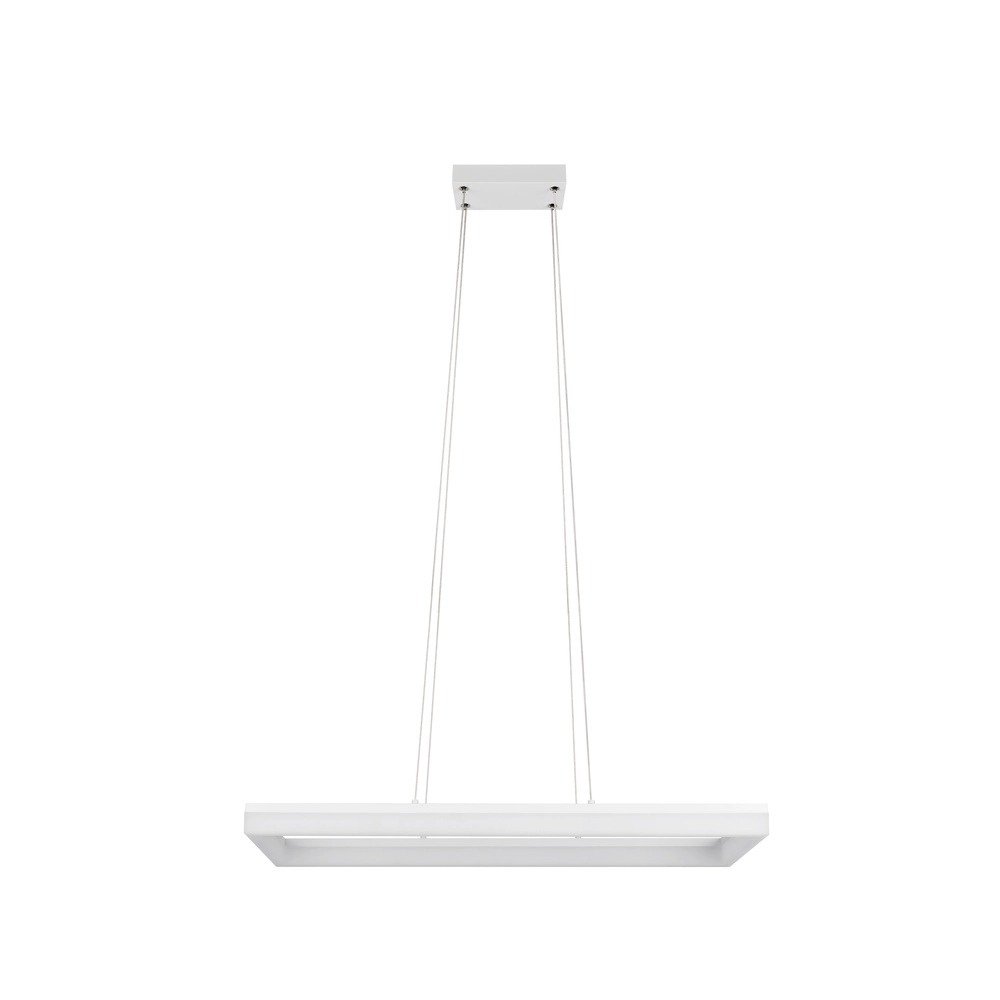 Sleek pendant lamp Camino white Trio 4017807655780