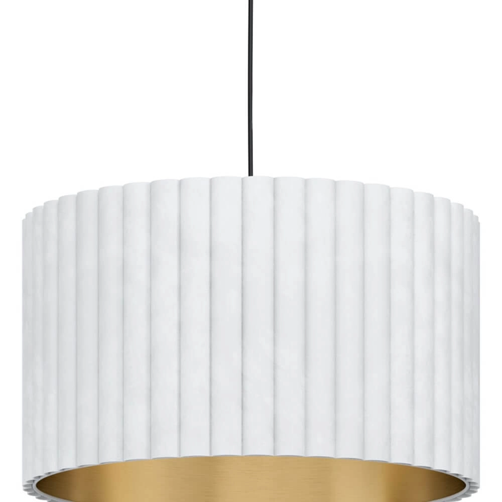 Hanging lamp with shade Tamaresco white with gold Stars of Light 9002759397654