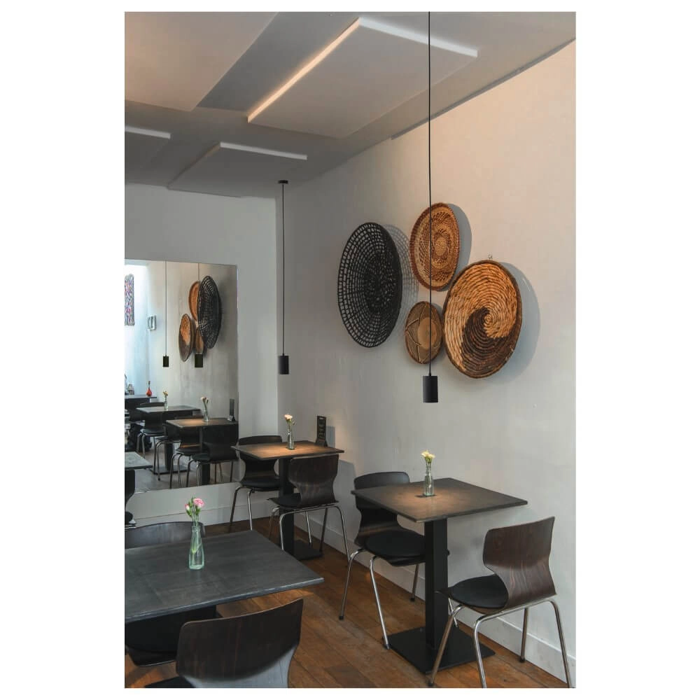 Pendant Pendant Lamp Asto Tube black 1x GU10 SLV 4024163266093
