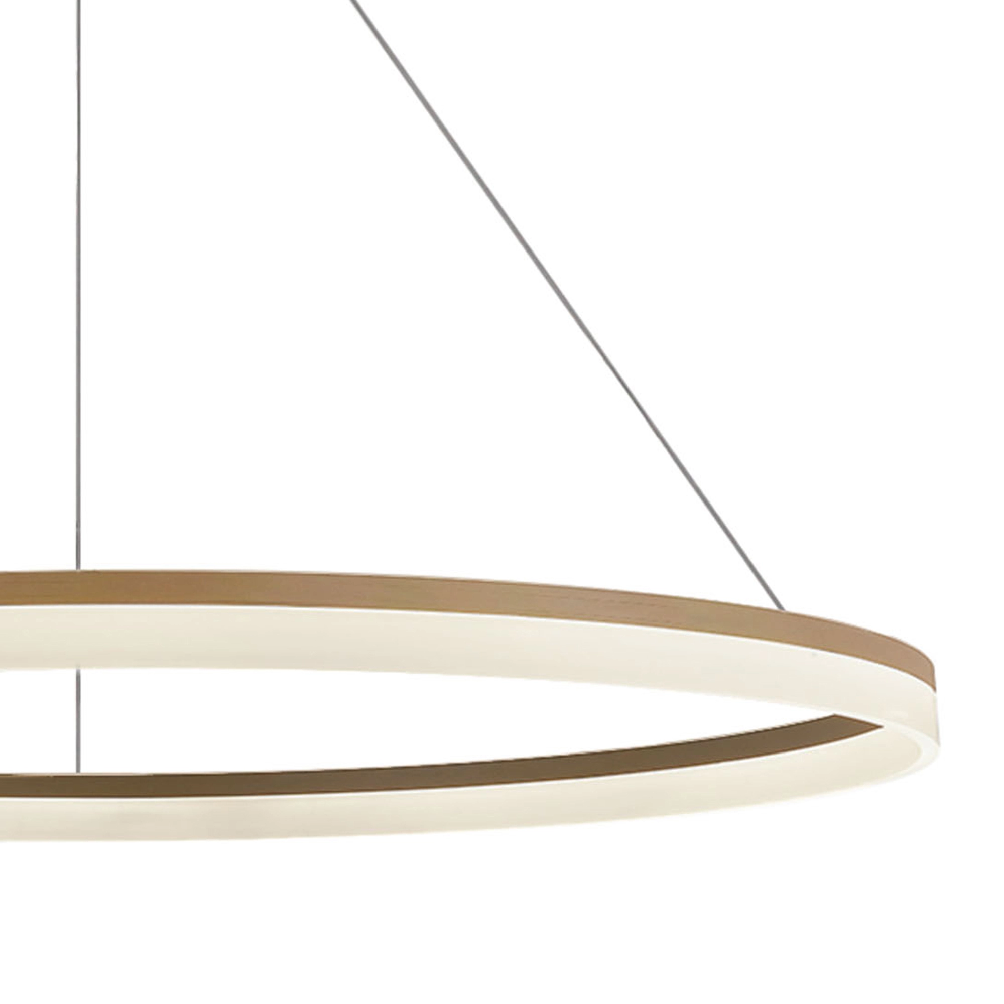 Sleek pendant lamp Ara Ø 150cm gold Lyora 5053423316062