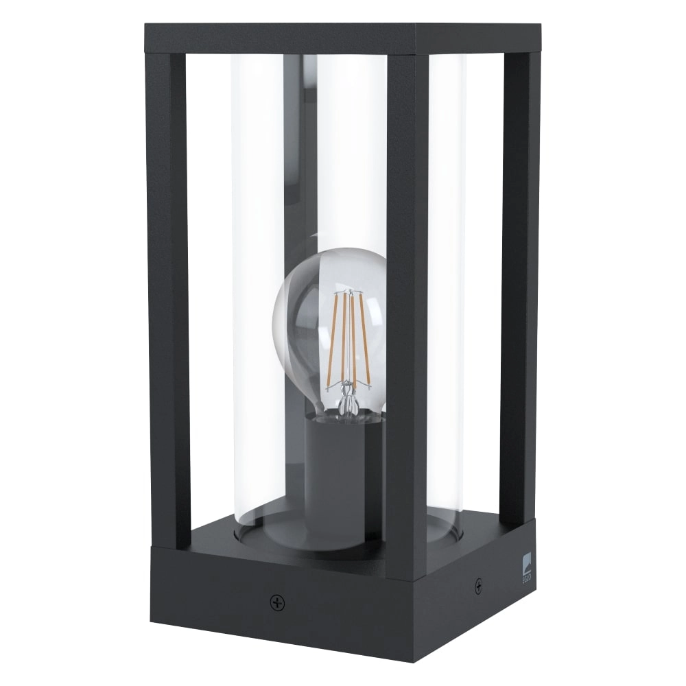 Black pedestal lamp Cascinetta