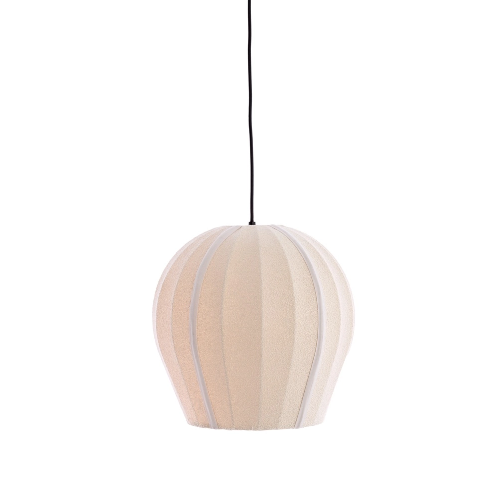 Bouclé pendant lamp Zagori Ø 35cm - sand Light & Living 8717807793029