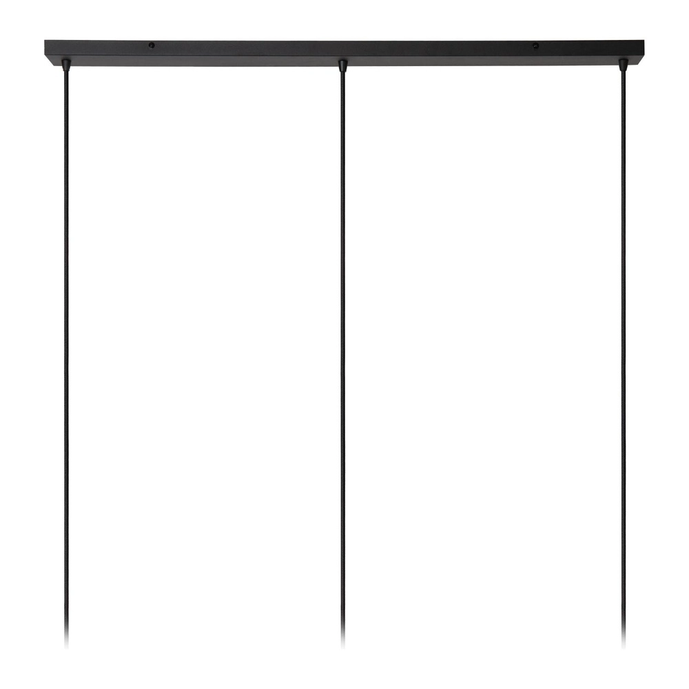 Pendant lamp Rosas 3-light black with gold Lucide 5411212211828