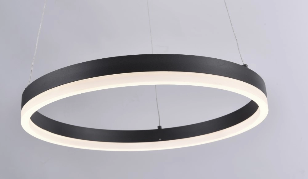 Black hanging lamp Titus Ø 40cm Paul Neuhaus 4012248305140