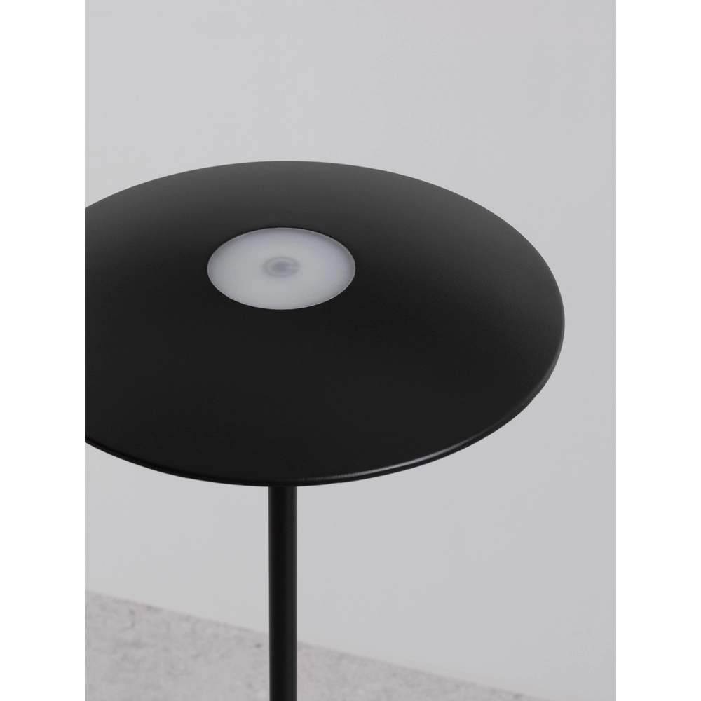 Table lamp Fumo Rechargeable Black Lyora 5212017432636