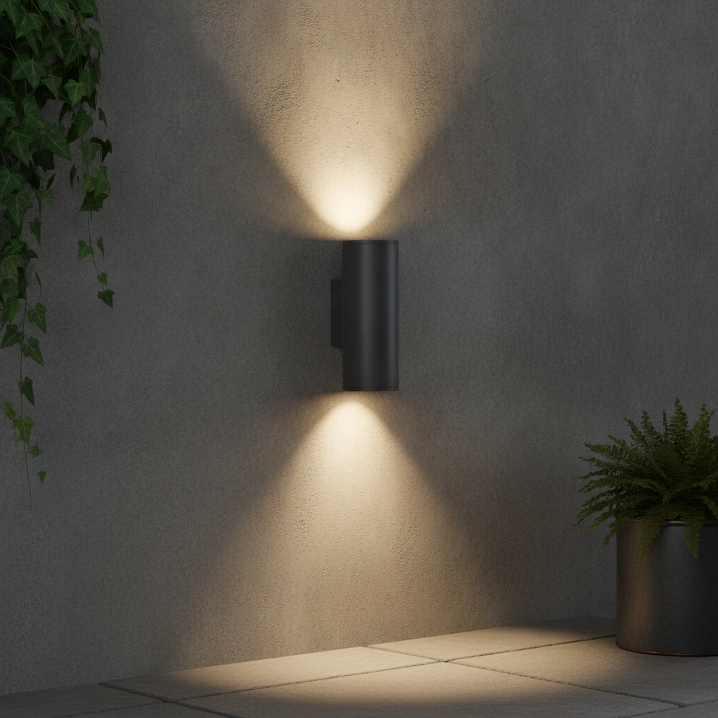 Wall spotlight Nodus Up and down gray