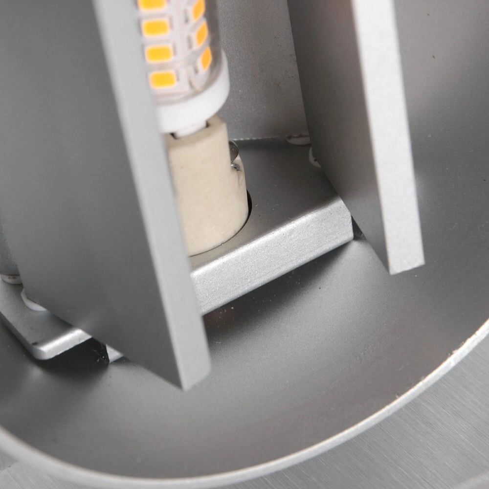 Up and down wall spotlight Muro Stainless steel Steinhauer 8712746152647