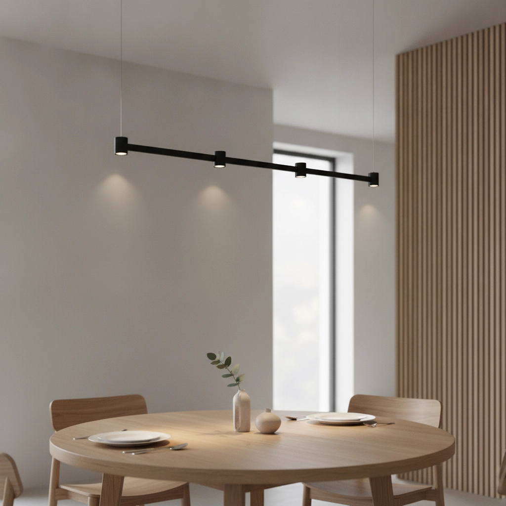 Design pendant lamp Puize 4-light black