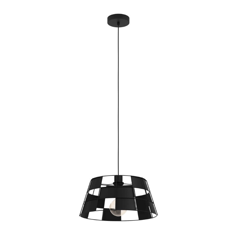 Black pendant lamp Pontefract Ø 42cm