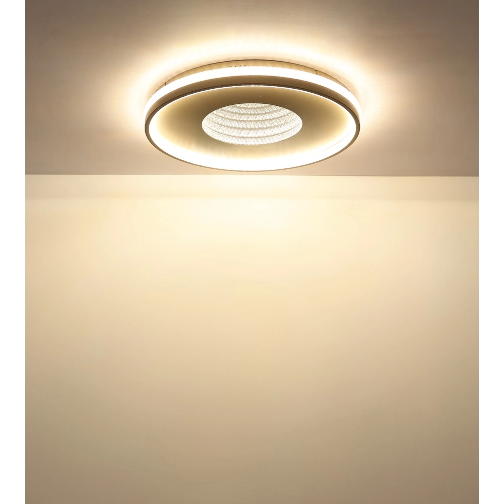 Design ceiling lamp Shirley sand brown Ø 50,5cm Globo 9007371578351
