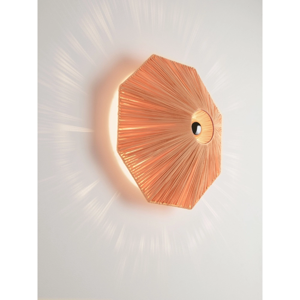 Wall lamp Elvio terracotta Ø 45cm Lyora 5212017493903