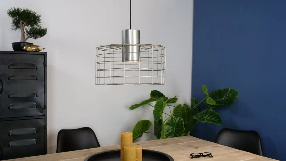 Gray wire lamp Milligan Ø 38cm Eglo 9002759436490