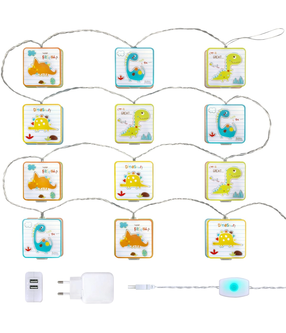 String lights Dinos Multiple colors Dalber 8420406734552