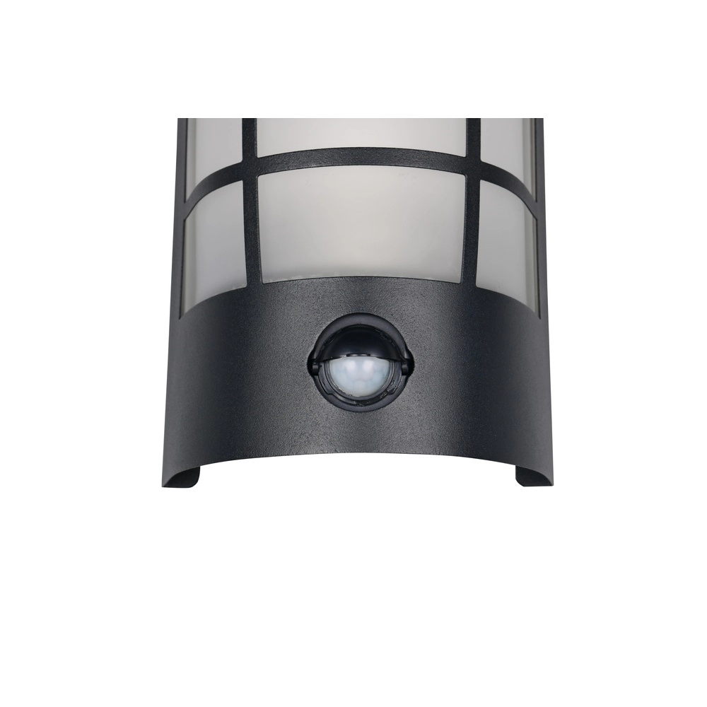 Black wall lamp Sintra with sensor Trio 4017807648256