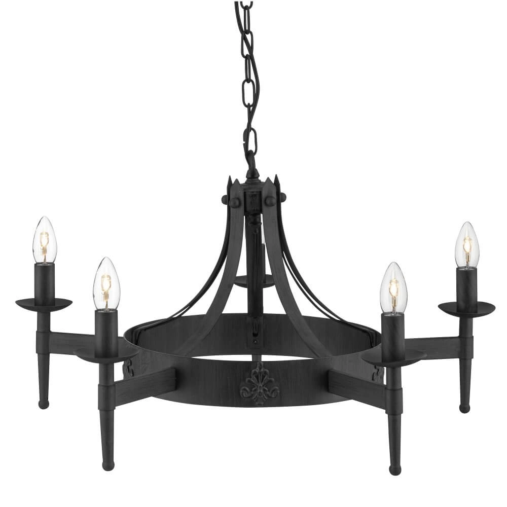 Castle chandelier Cartwheel II Ø 67cm