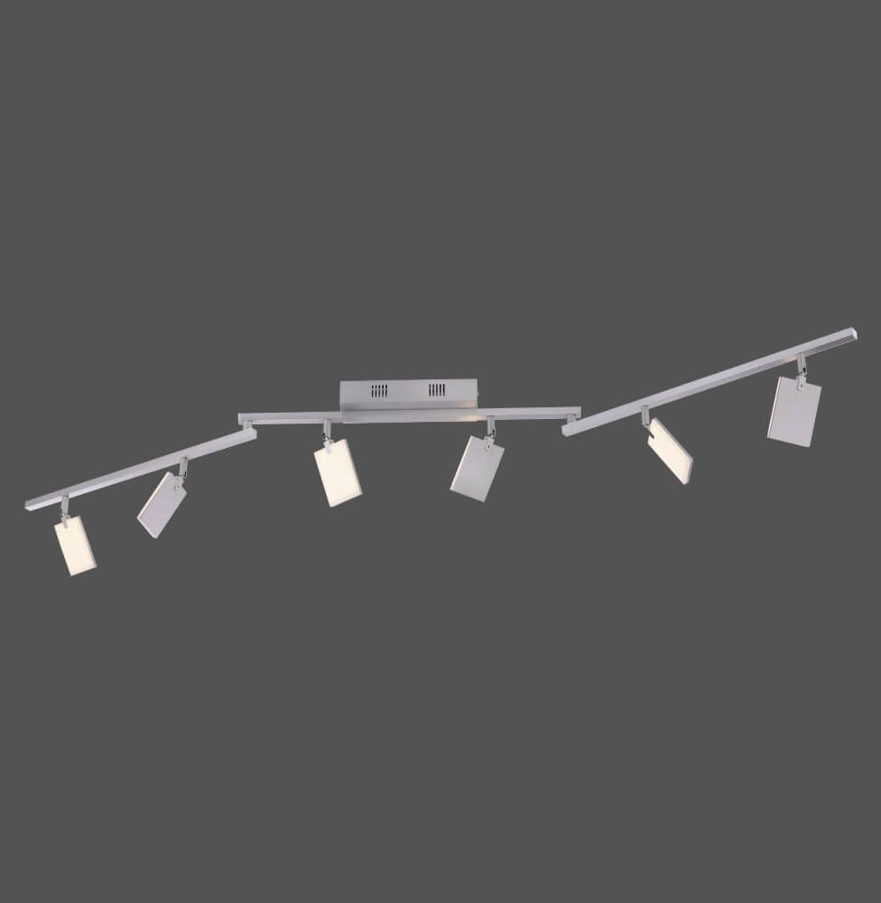 Ceiling lamp Pure Mira 6-light aluminum Paul Neuhaus 4012248359389