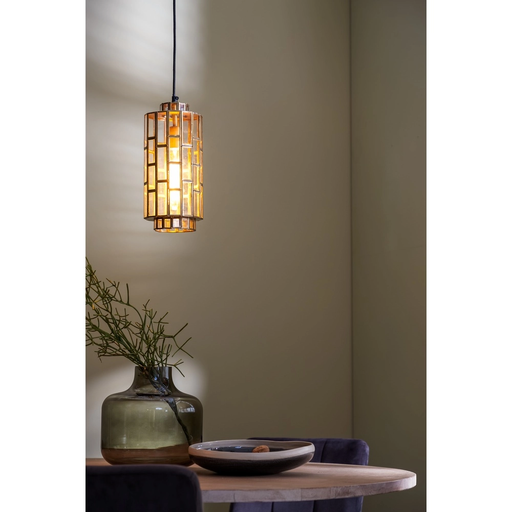 Antique pendant lamp SÃ¸strene Ø 15cm - glass Light & Living 8717807262204