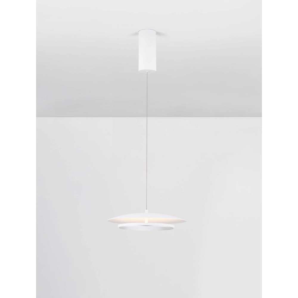 Design pendant lamp Olos white Ø 35cm
