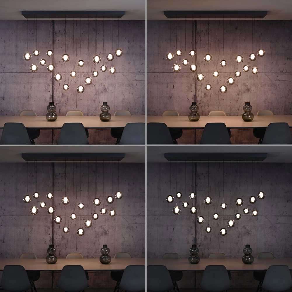 19-light pendant lamp Pure Popup mystic grey Paul Neuhaus 4012248396698