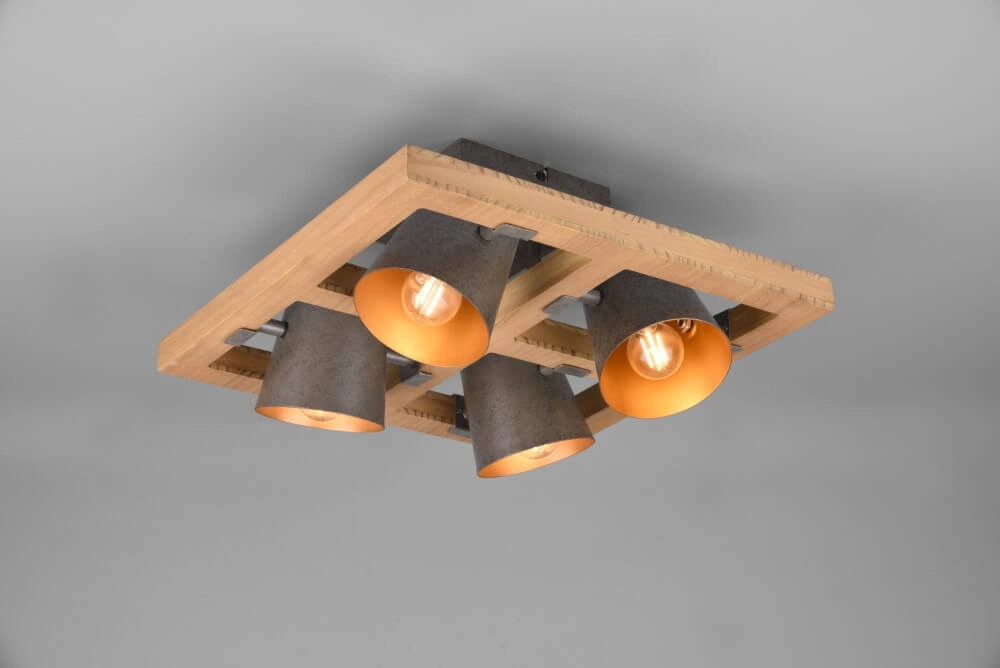 Rural ceiling lamp Bell Trio 4017807502596