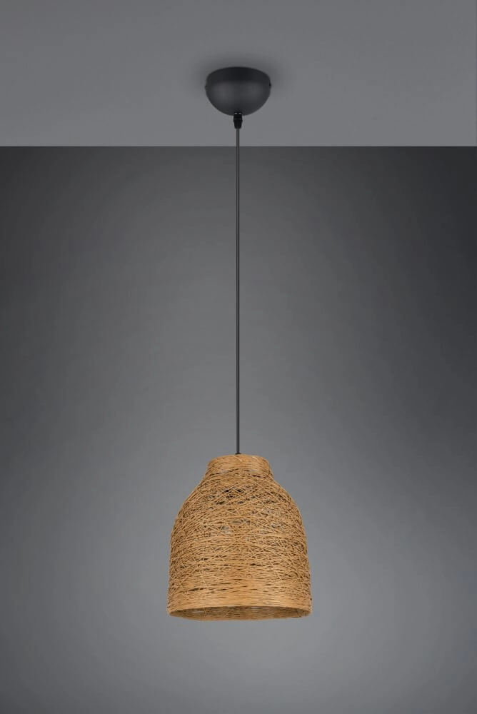 Paper pendant lamp Joeline Ø 25cm Trio 4017807637250