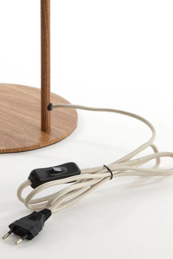 Japandi table lamp Donio Light wood print Light & Living 8717807710088