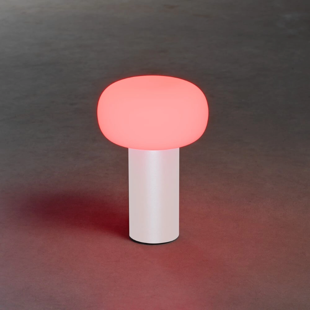Rechargeable table lamp Antibes white KonstSmide 7318308262529