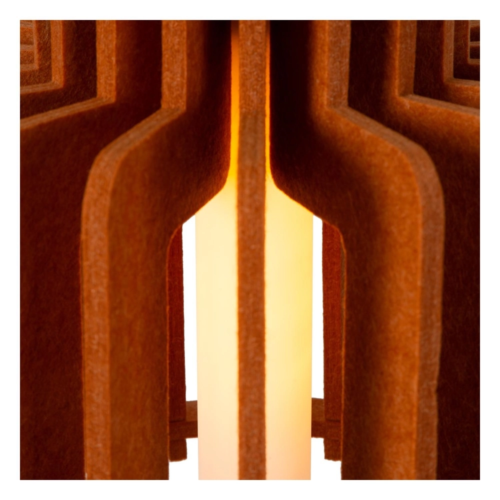 Design pendant lamp Rollo 40cm terracotta Lucide 5411212452856